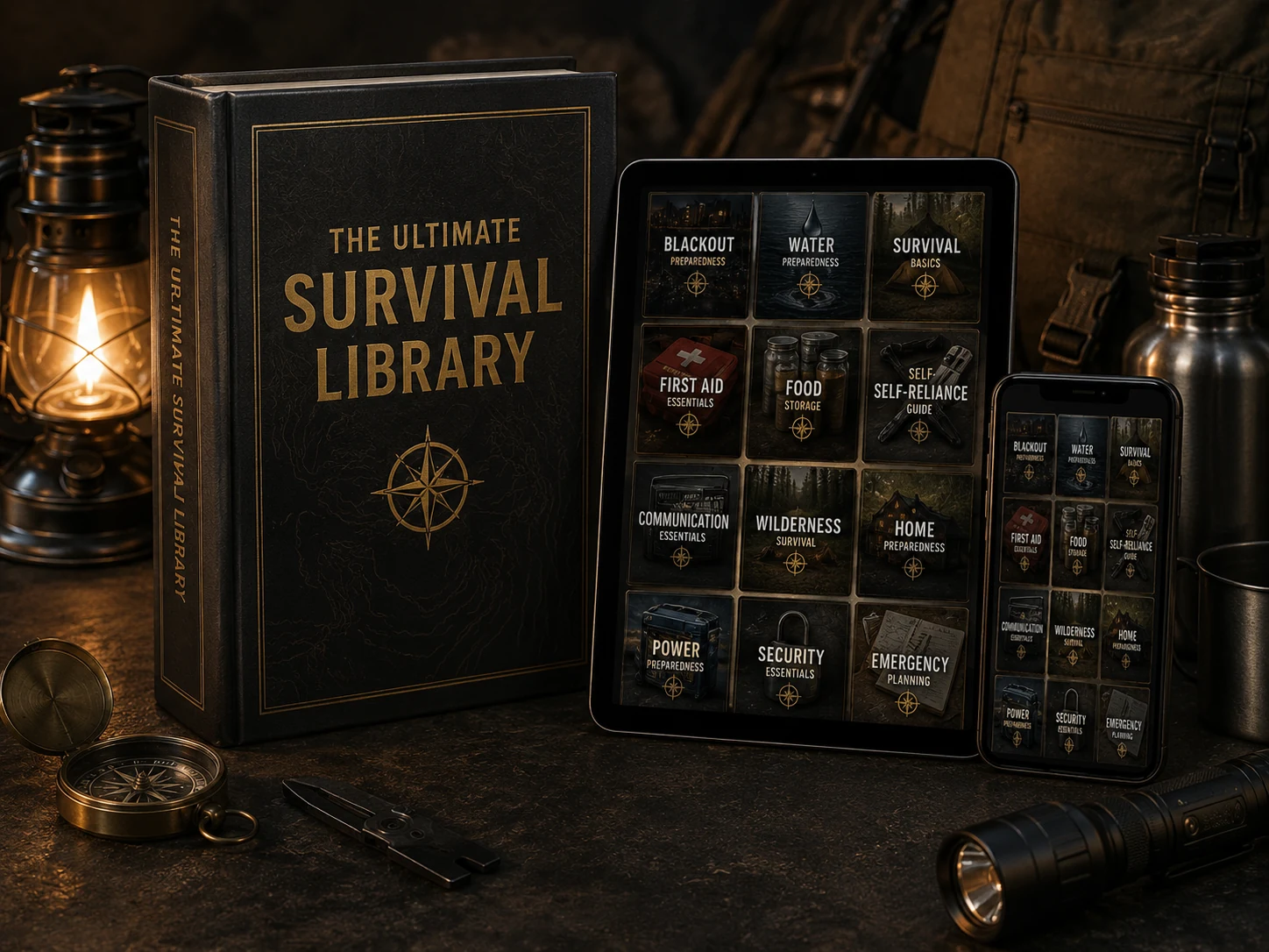 Ultimate Survival Library artwork