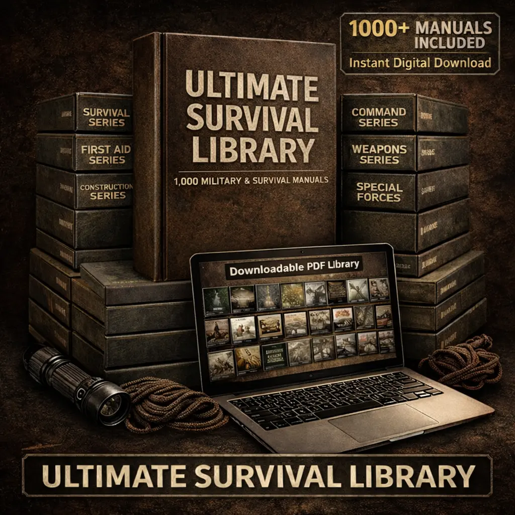 Organized digital survival manual library collection