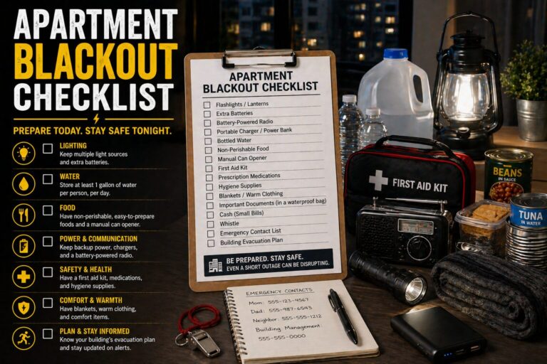 Apartment Blackout Checklist: What to Do Before, During, and After the Power Goes Out