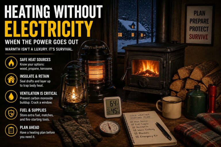 Heating Without Electricity When the Power Goes Out