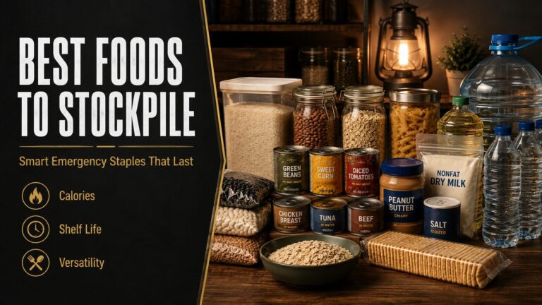 Best Foods to Stockpile for an Emergency