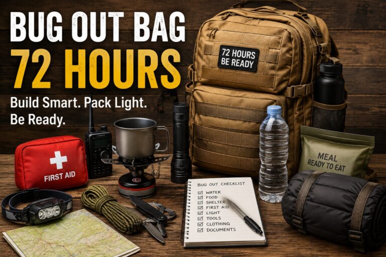 Bug-Out Bag Checklist: What to Pack for 72 Hours