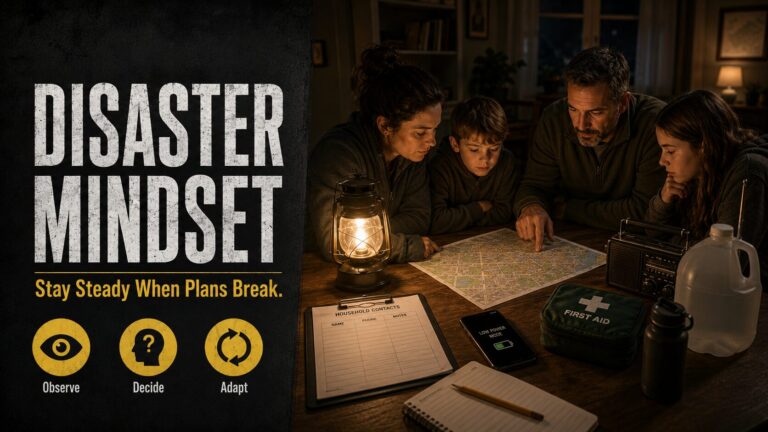 Disaster Preparedness Mindset That Holds Up When Plans Start Breaking