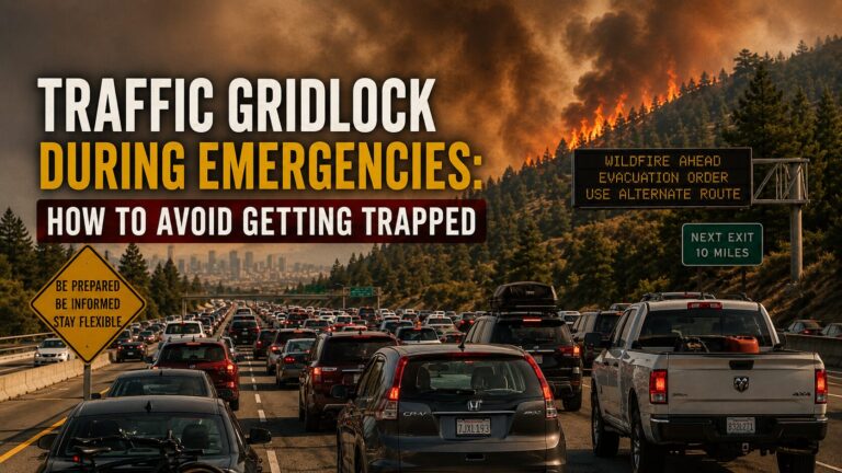 Traffic Gridlock During Emergencies: How to Avoid Getting Trapped