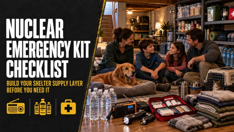 Nuclear Emergency Kit Checklist: What You Actually Need