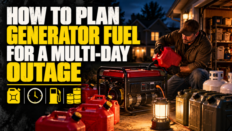 How to Plan Generator Fuel for a Multi-Day Outage