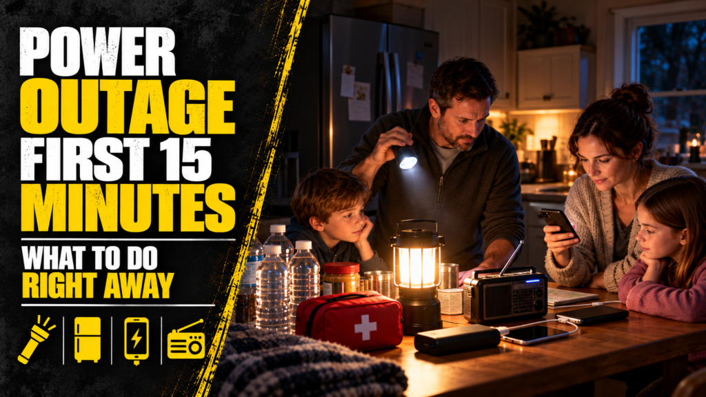 The First 15 Minutes of a Power Outage: What to Do Before Small Problems Grow